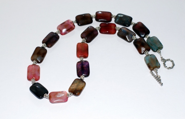 Agate necklace picture no. 2