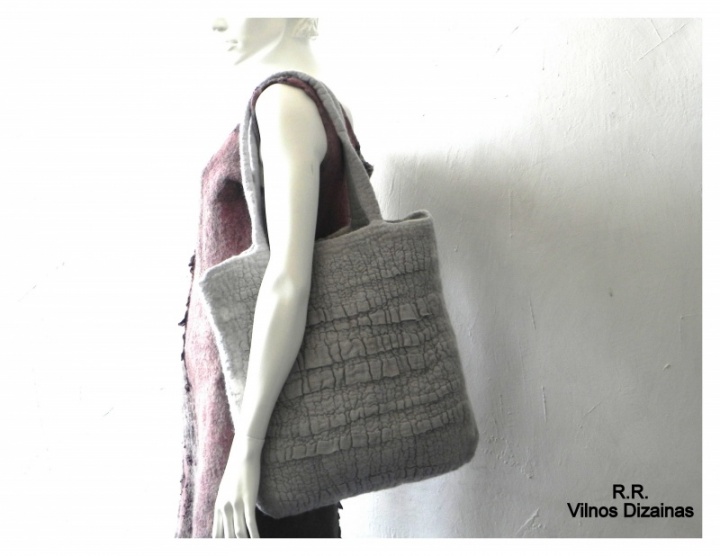 Grey wool and linen Velta manual