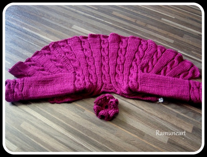 Violet cotton sweater picture no. 2