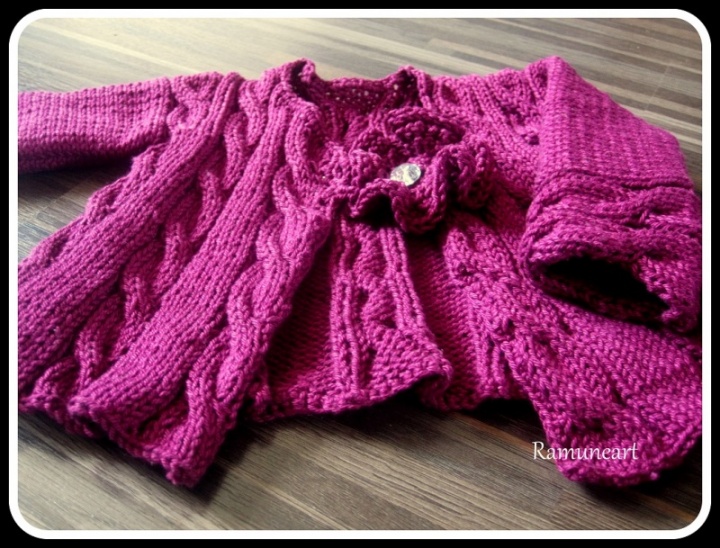 Violet cotton sweater picture no. 3