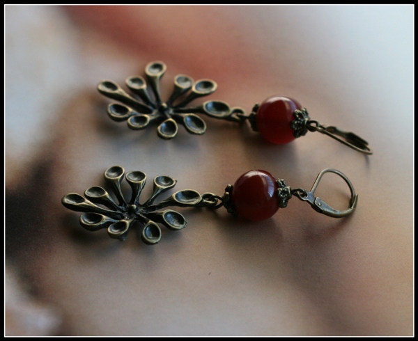 Carnelian earrings
