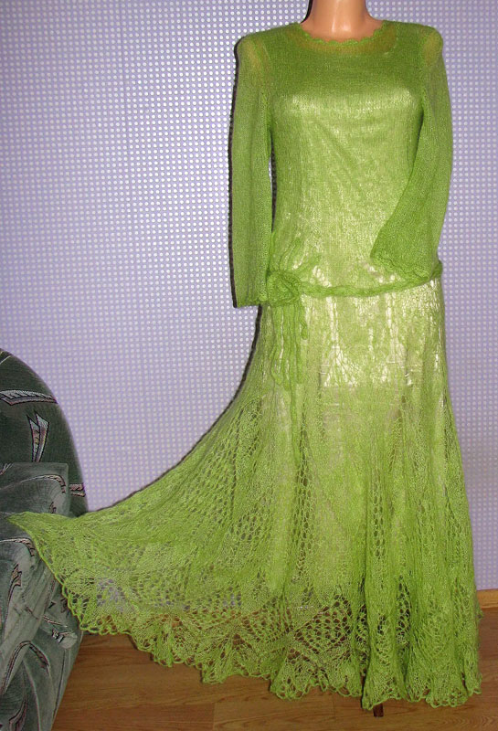 Green dress