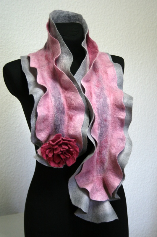 Scarf " Two-color " picture no. 2