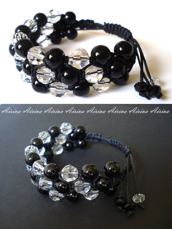 Macrame black and white