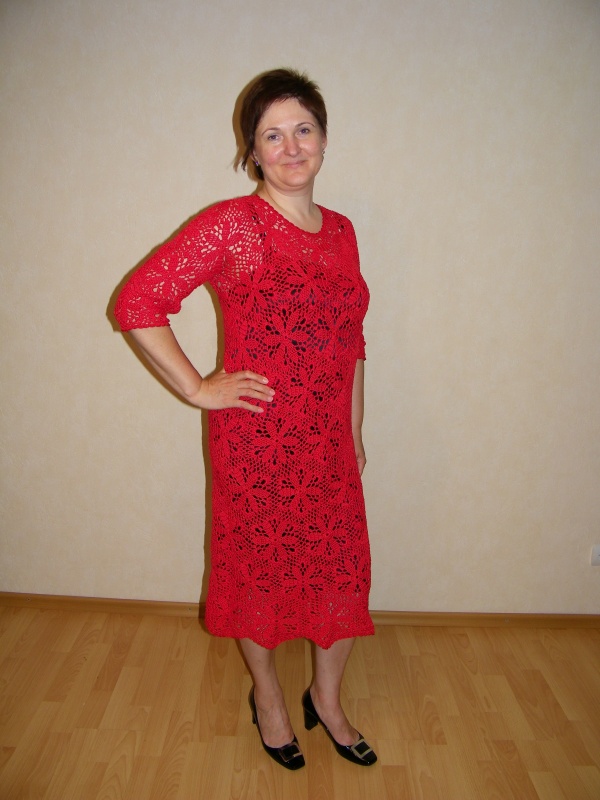 Dress " Red Rose "