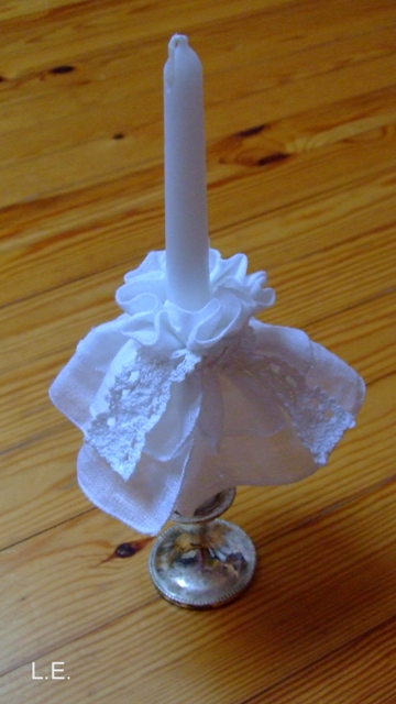 Baptism candles decoration Cloak + picture no. 3