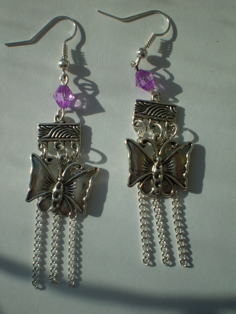 Earrings " Butterflies "