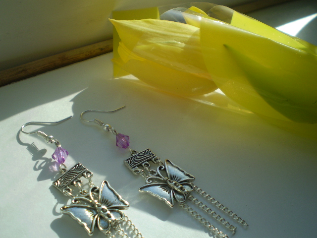 Earrings " Butterflies " picture no. 2
