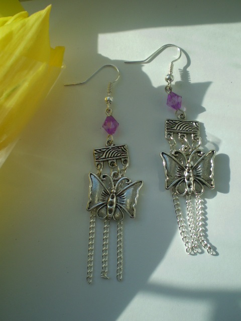 Earrings " Butterflies " picture no. 3