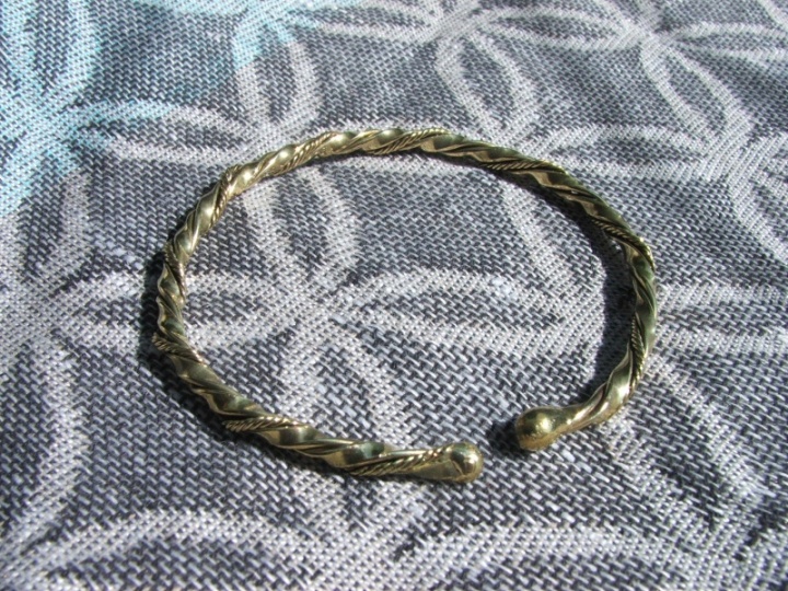 Rotate brass bracelet No. 3