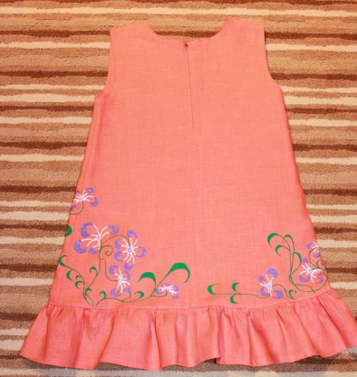 Childrens dress " snail " picture no. 2