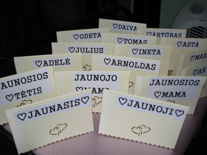 Table cards
