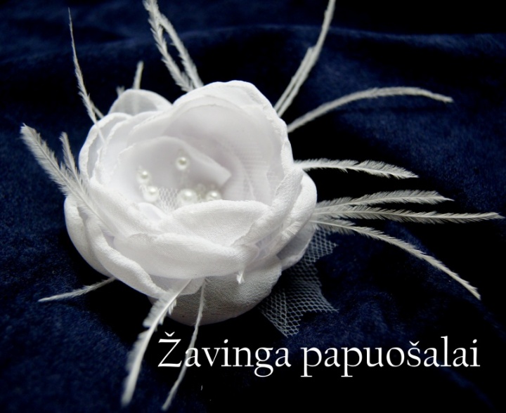 White flower bride