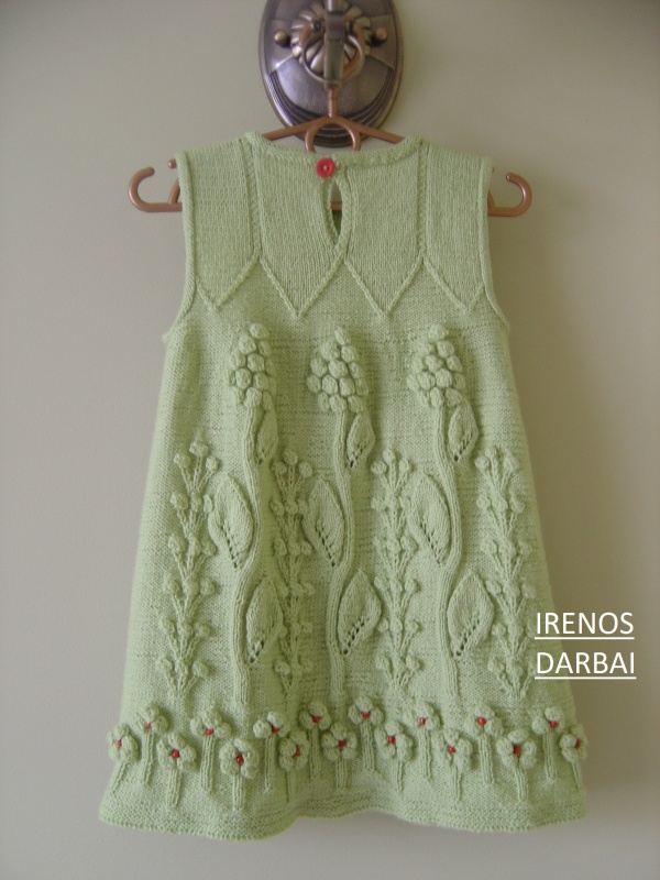 Knitted dress for - girl picture no. 2