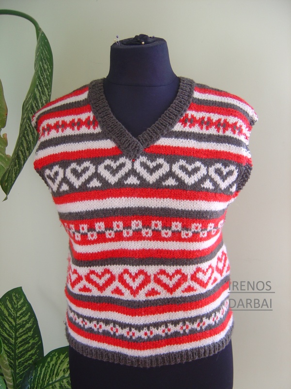Knitted vest