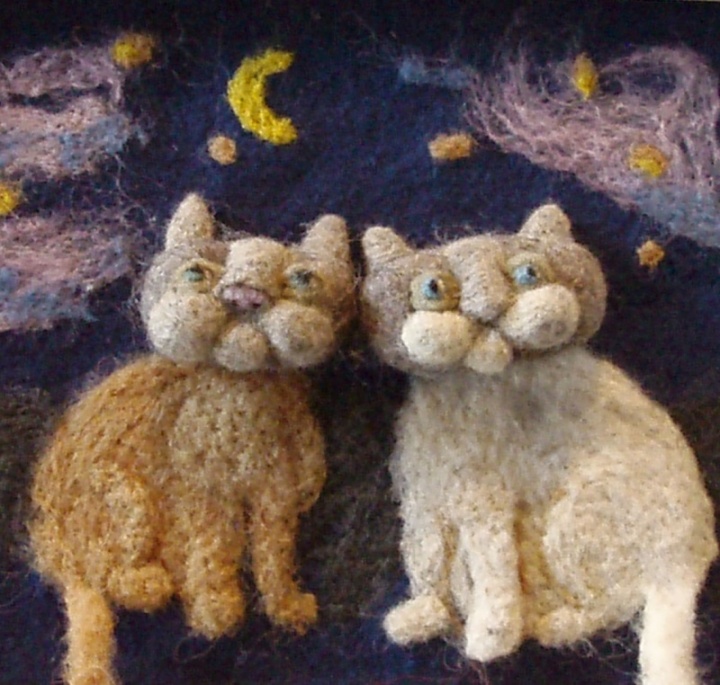 Picture " two cats "