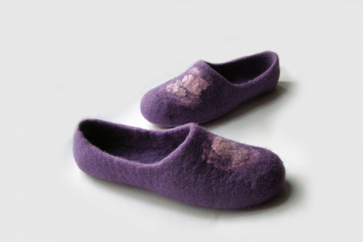 Veltos šlepetės Violetas