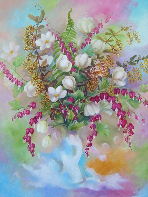 " The colorful rings " 45x60