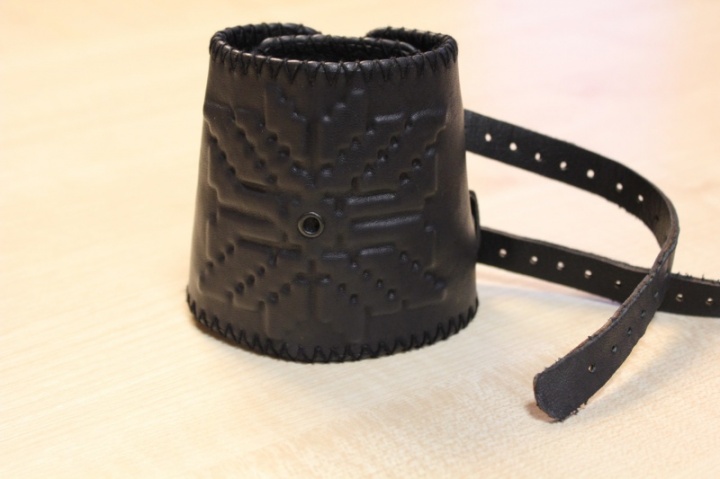 Handmade leather bracelet