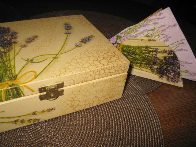 Lavender tea box picture no. 2