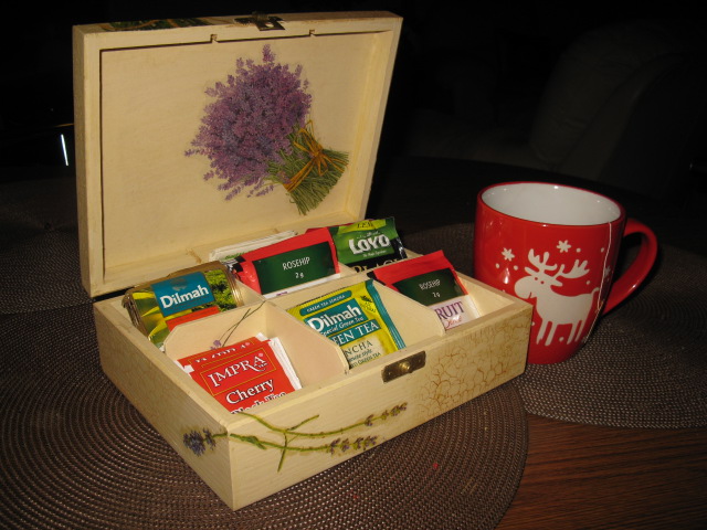 Lavender tea box picture no. 3