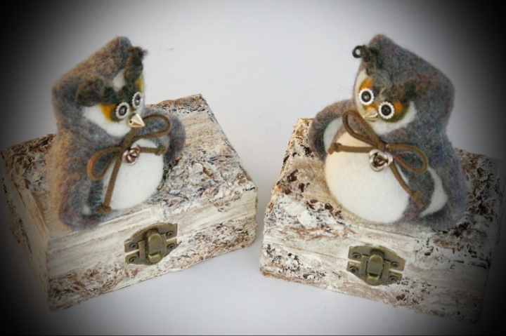 Boxes " Owls " picture no. 2