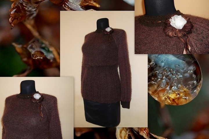 Brown blouse