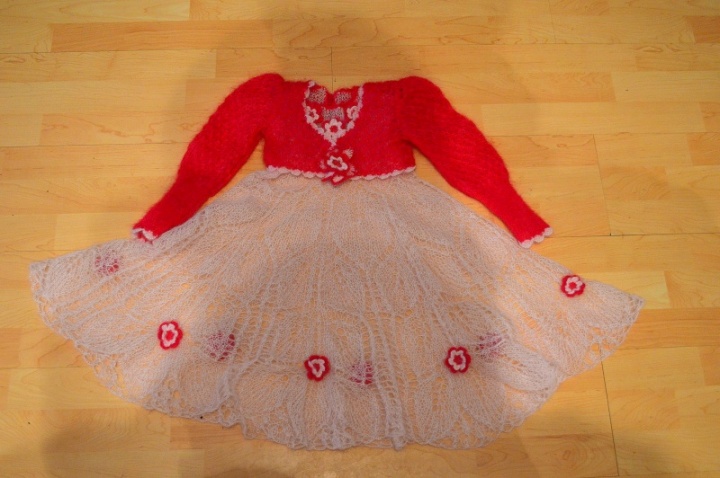 knitted dress mocherine