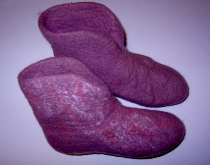 purple boots