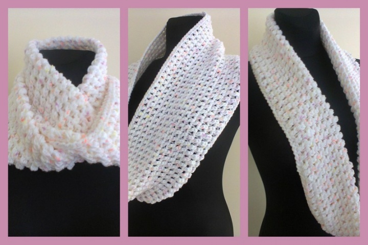 Crochet crocheted snood & # 039; s