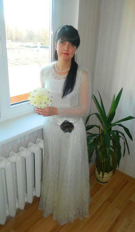knitted bridal dress