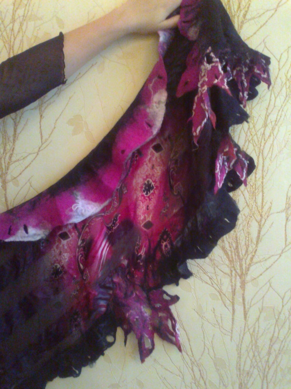 Wonderful lilac silk