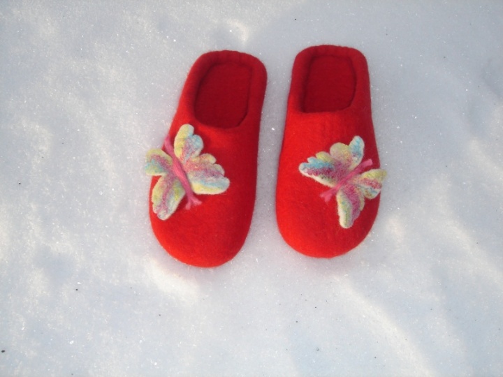 Butterfly snow