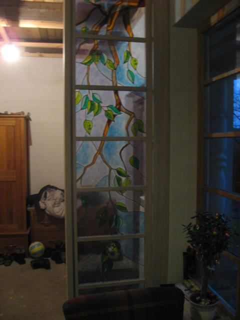 Stained glass partition picture no. 3