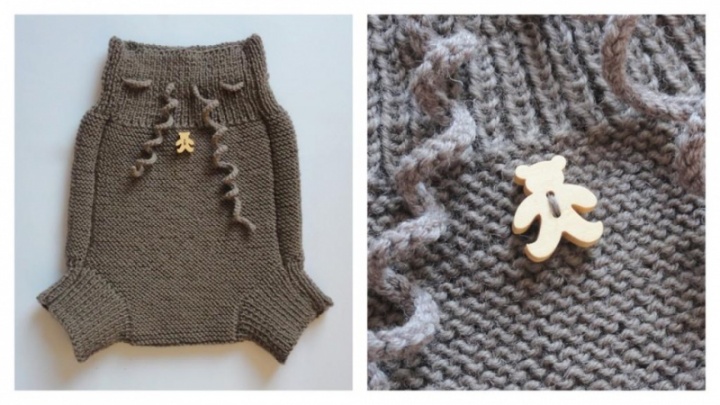 Woolen restrains walking around