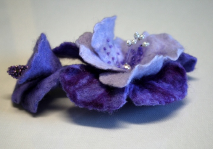 " Purple bouquet "