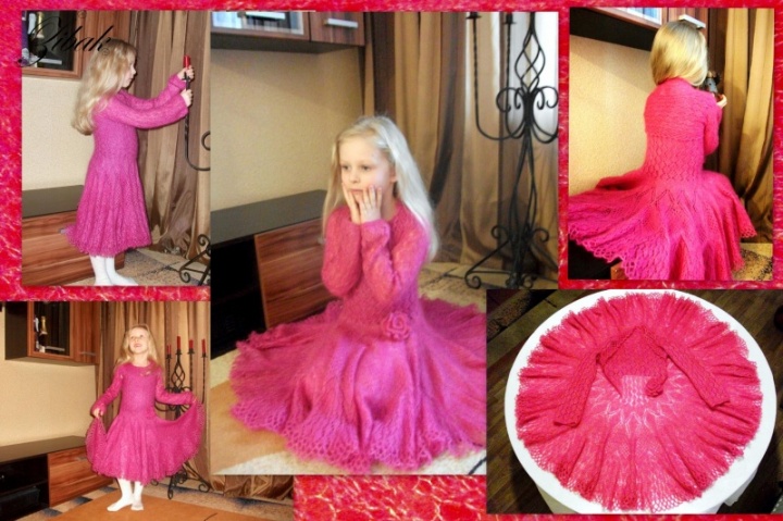 Pink dress girl