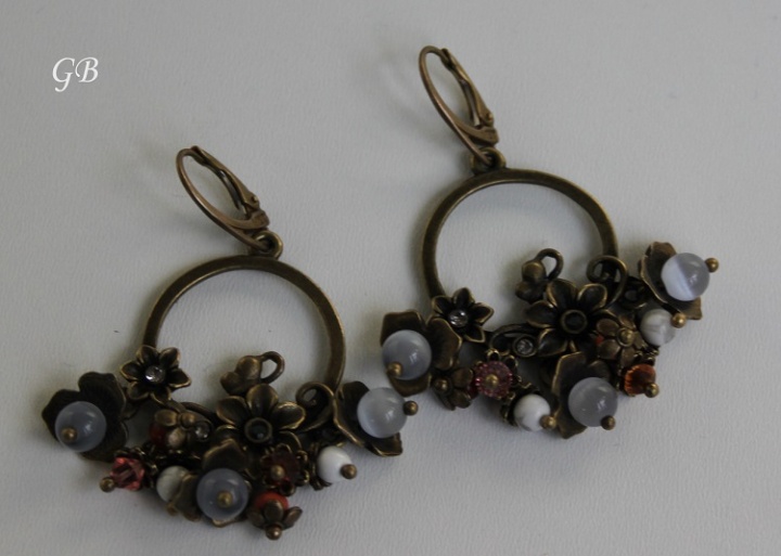 Earrings made of brass picture no. 2