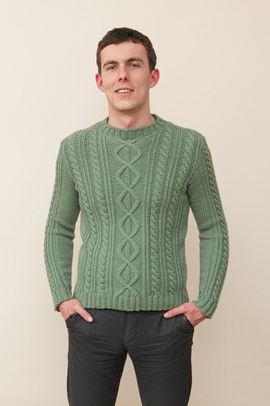 Greenish masculine sweater picture no. 2