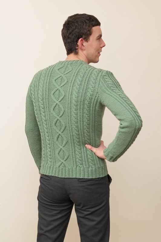 Greenish masculine sweater picture no. 3