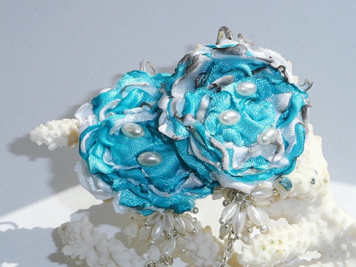 Earrings " sea "