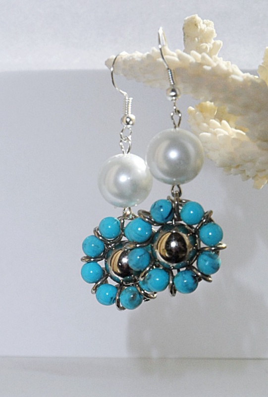 Earrings " flower "