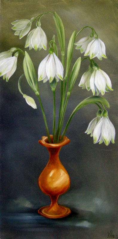 Snowdrops 20x40