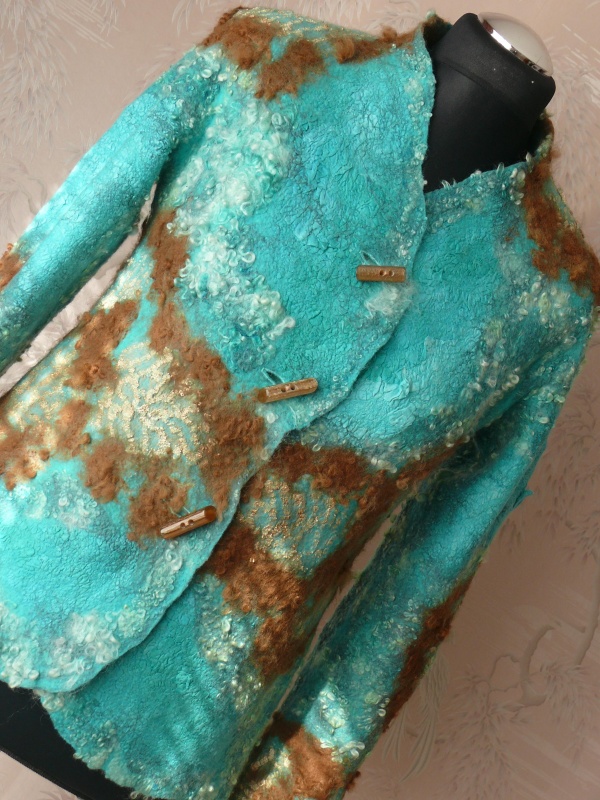 Turquoise jacket