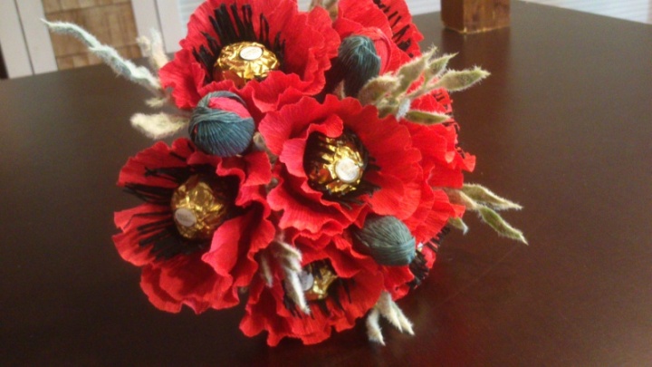 Poppy bouquet