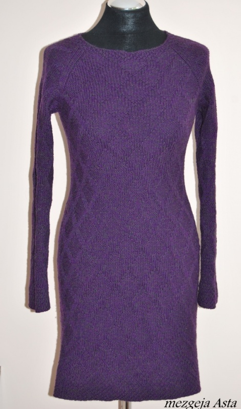 violetine mini suknele -tunika