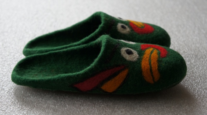Children felted tapkutės " Angry Birds "