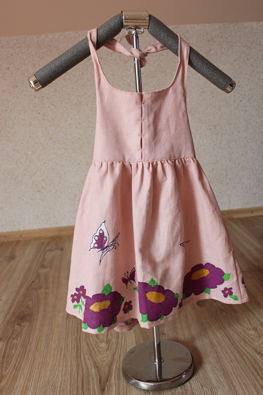 Childrens linen dress