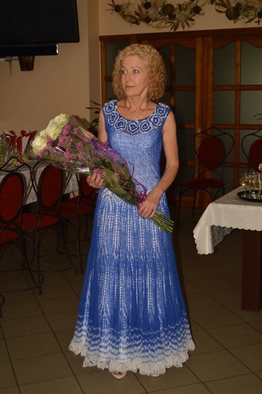 megzta mocherinė suknelė
