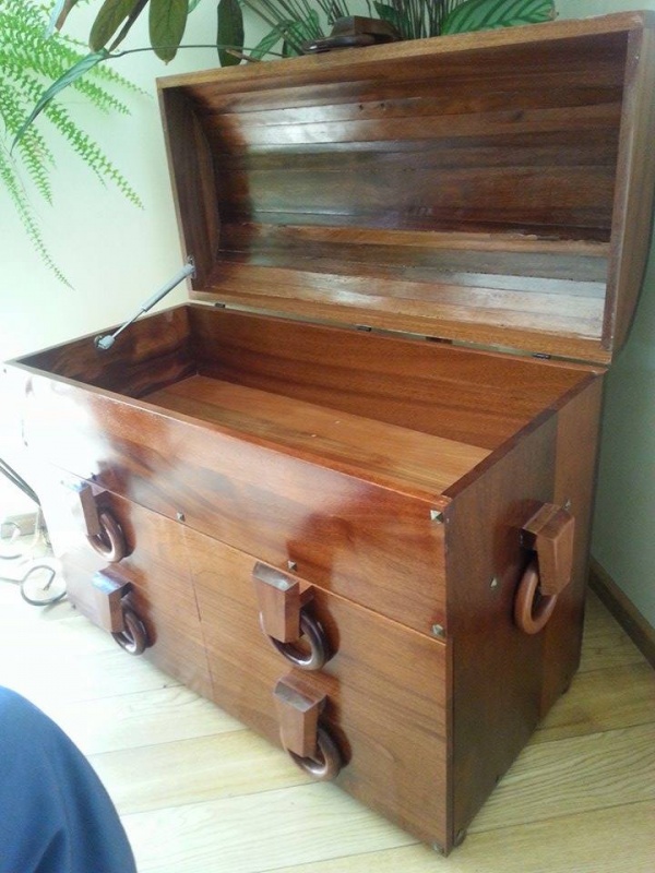 Chest-mahogany chest of drawers picture no. 2